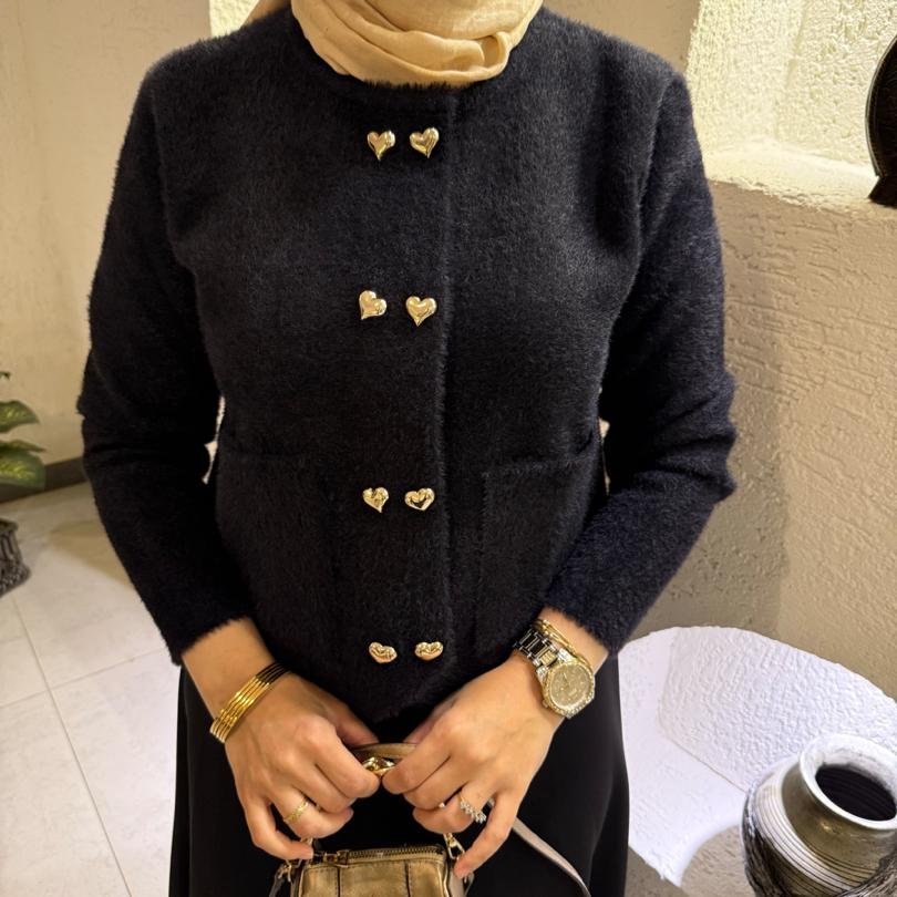 Prenses hırka /siyah - Görsel 2