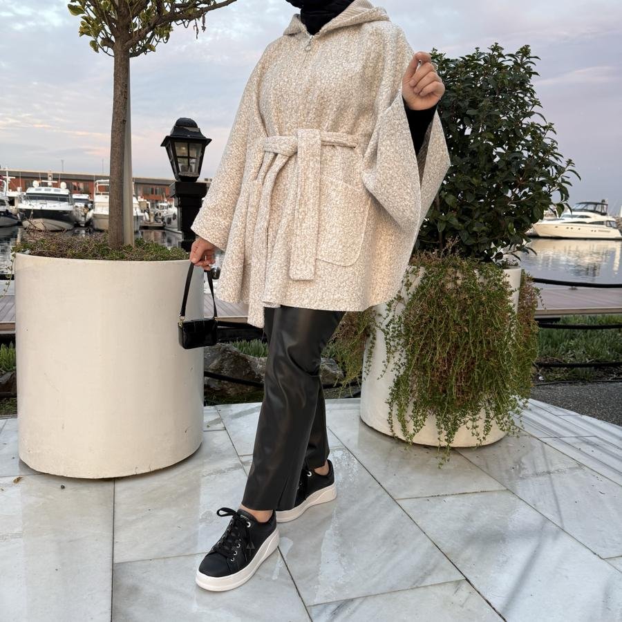 Deri pantolon/siyah - Görsel 2