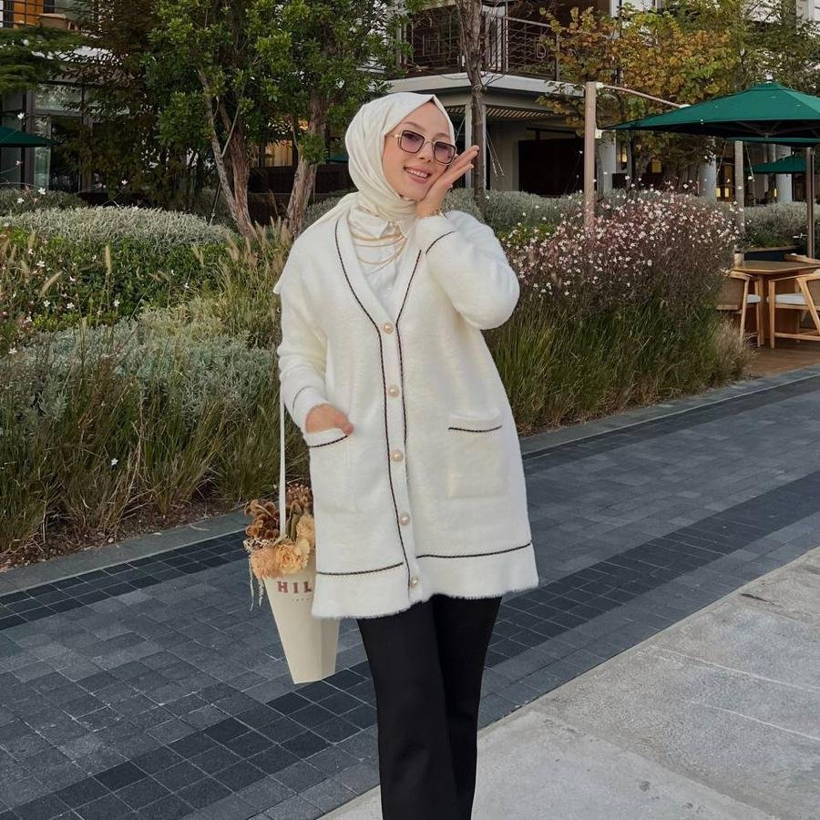 Angora Hırka(krem) - Görsel 3