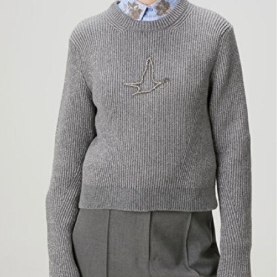 Bymn simli kazak/gri - Görsel 3