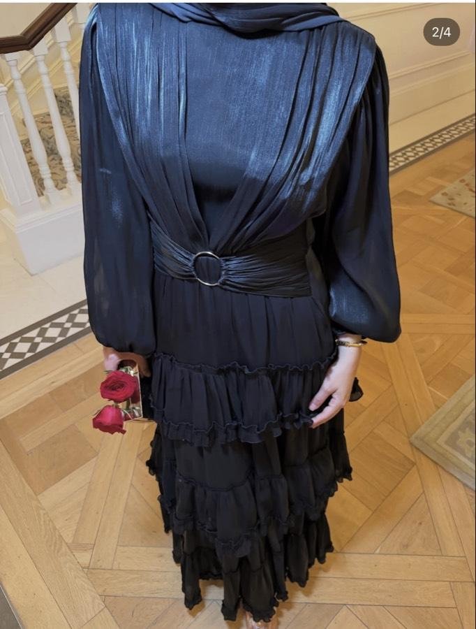 Firuze elbise/siyah - Görsel 2