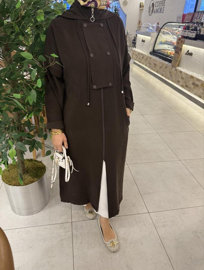 Tam boy kap /kahverengi - Görsel 2