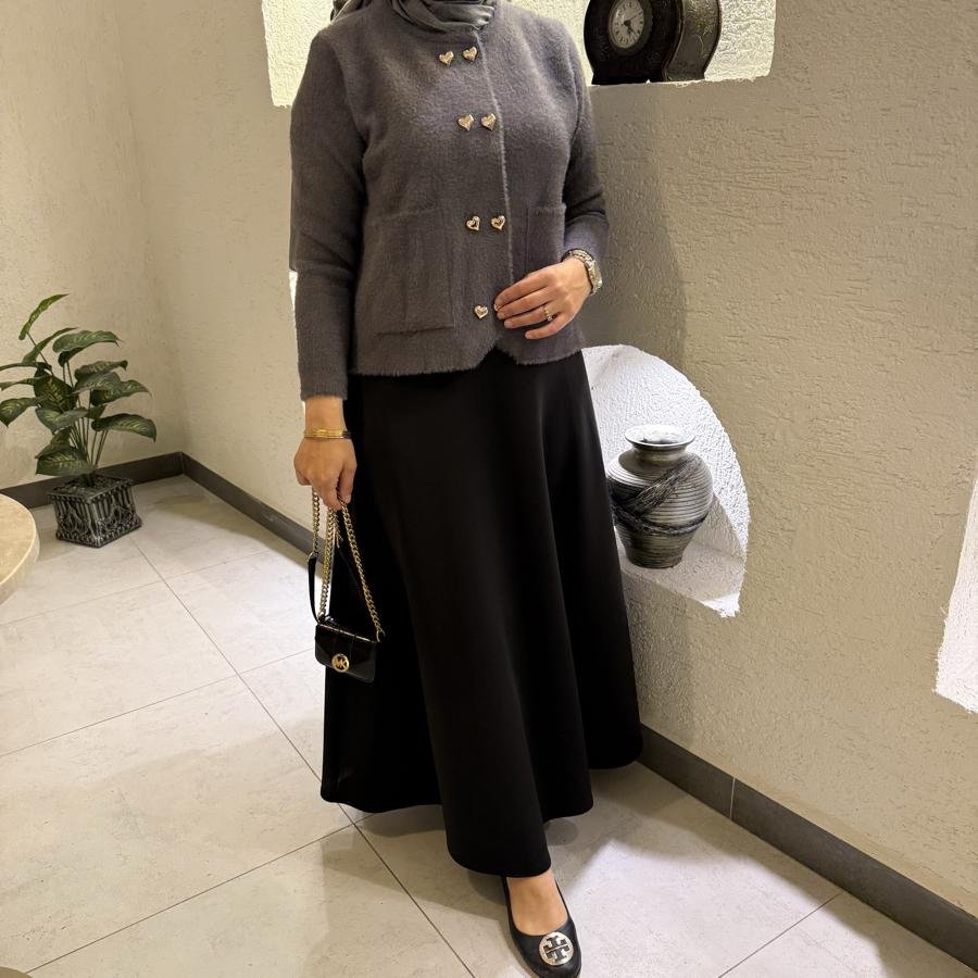 Prenses hırka /antrasit - Görsel 2